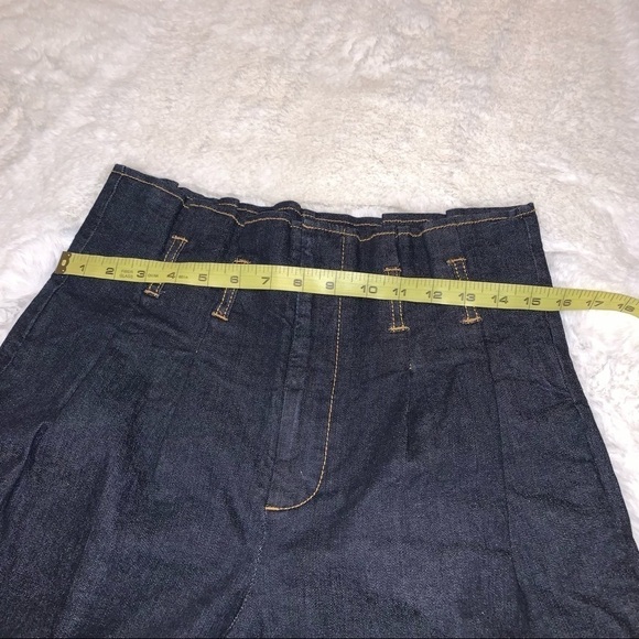 Rachel Roy Denim, Paperbag High Waisted Capri Jeans, sz 28 - Picture 6 of 12